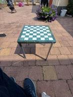 Vintage orginele marmeren schaak tafel, Ophalen of Verzenden, Zo goed als nieuw