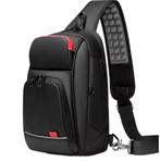 Schoudertas  9.7 IPad Crossbody Schoudertas voor Mannen Kort, Ophalen of Verzenden, Nieuw, Zwart