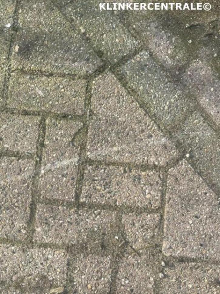 ROOIKORTING420m2 heide betonklinkers keiformaat bkk bss., Tuin en Terras, Tegels en Klinkers, Gebruikt, Klinkers, Beton, 10 m² of meer