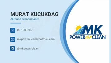 Glazenwasser & zonnepanelen reinigen – MK Power Clean beschikbaar voor biedingen