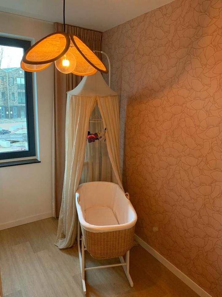 Piekstok met klamboe Jollein - Nougat, Kinderen en Baby's, Kinderkamer | Inrichting en Decoratie, Zo goed als nieuw, Klamboe, Ophalen