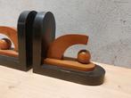 Art Deco Boekensteunen Hout, Huis en Inrichting, Woonaccessoires | Overige, Ophalen of Verzenden, Gebruikt