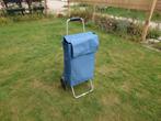 Boodschappentrolley 20x35x58 40 liter, 40 tot 60 cm, 30 cm of meer, Blauw, Zo goed als nieuw