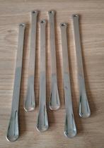 6 NESPRESSO LATTE LEPELS*KOFFIE LEPELTJES, Verzenden, Zo goed als nieuw, Rvs of Chroom, Vaatwasserbestendig