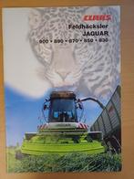 Folder Claas Jaguar veldhakselaar 900, 890, 870, 850 en 830, Ophalen of Verzenden, Gelezen, Tractor en Landbouw
