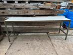 Werktafels sidetable werkbank industrieel, Antiek en Kunst, Curiosa en Brocante, Ophalen