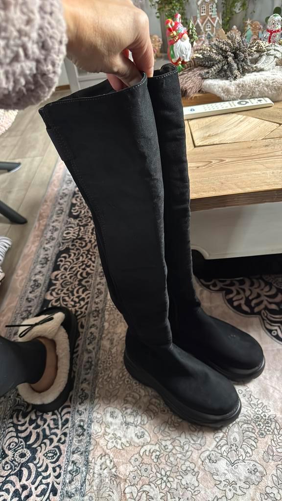 Nieuwe overknee laarzen, Kleding | Dames, Schoenen, Nieuw, Hoge laarzen, Zwart, Ophalen of Verzenden