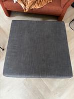 Donkergrijze hocker / poef - 1x1 meter, Huis en Inrichting, Banken | Voetenbanken en Poefen, Vierkant, Ophalen of Verzenden, Zo goed als nieuw