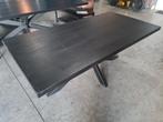 Eettafel mangohout 200 cm lang, Ophalen, ., 200 cm of meer, 50 tot 100 cm