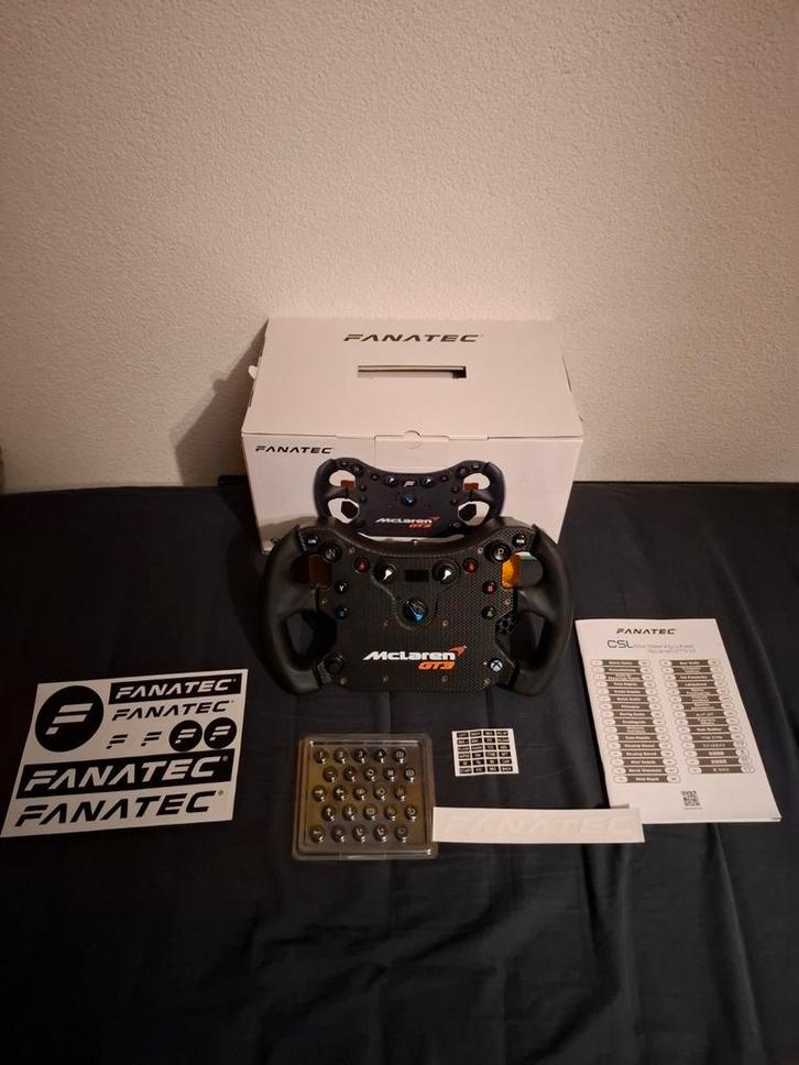 Fanatec mclaren gt3 v2 stuur, Computers en Software, Desktop Pc's, Zo goed als nieuw, Ophalen of Verzenden