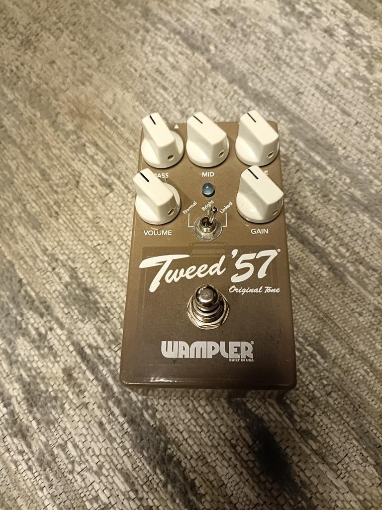Wampler Tweed 57, Muziek en Instrumenten, Effecten, Ophalen of Verzenden, Zo goed als nieuw, Distortion, Overdrive of Fuzz