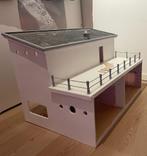 Handgemaakt houten poppenhuis, tweezijdig, Ophalen, Gebruikt, Poppenhuis