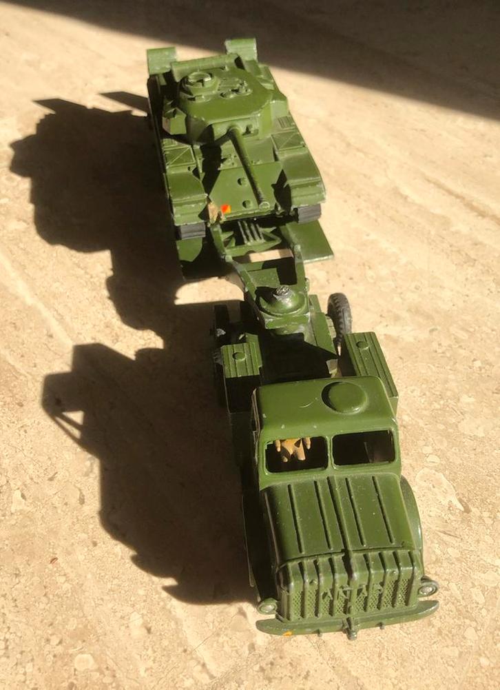 Dinky Toys Thornycroft Antar met Centurion Tank, Hobby en Vrije tijd, Modelbouw | Auto's en Voertuigen, Gebruikt, Tank, 1:50 of kleiner