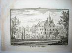 231 / Breukelen  Huis Oudaan Kopergravure 18e Eeuw, Antiek en Kunst, Kunst | Etsen en Gravures, Ophalen of Verzenden