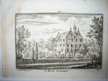 231 / Breukelen  Huis Oudaan Kopergravure 18e Eeuw beschikbaar voor biedingen