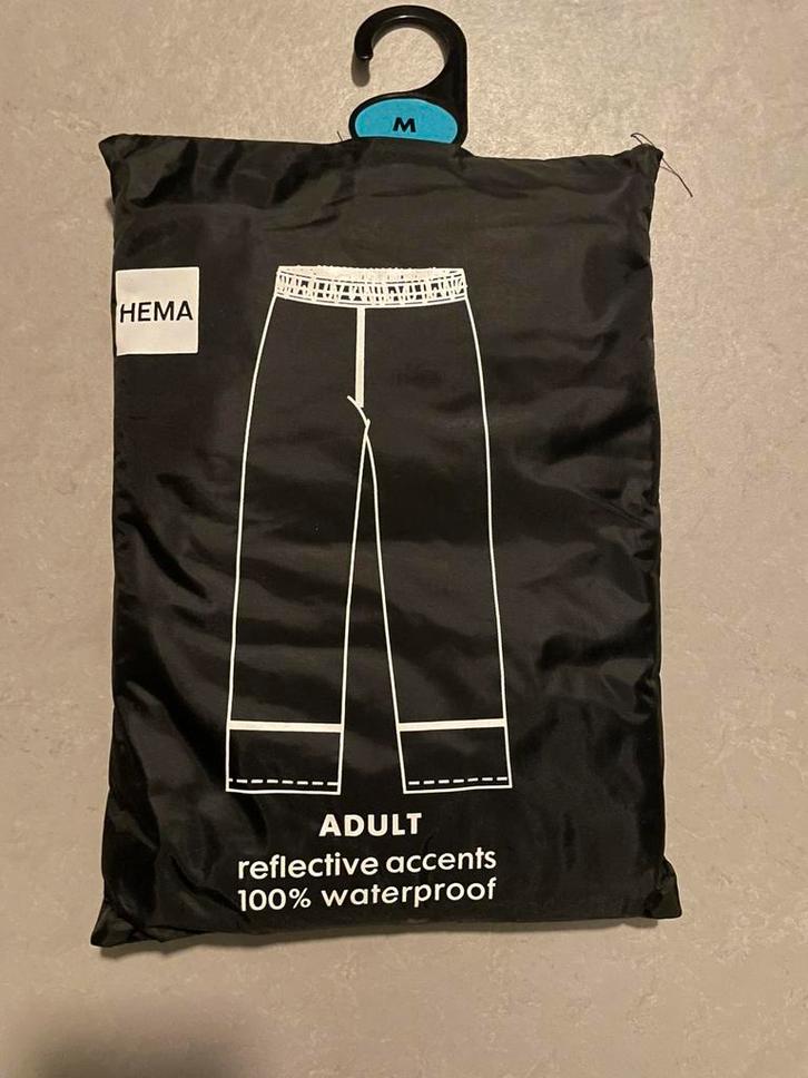 NIEUW HEMA regenbroek maat M, Caravans en Kamperen, Regenkleding, Nieuw, Regenbroek, Dames, Heren, Ophalen of Verzenden