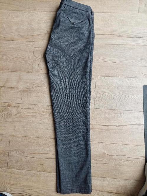 Broek lang101cm Brax 48 grijs 59%katoen 27%poly.13%visc ZGAN, Kleding | Heren, Broeken en Pantalons, Zo goed als nieuw, Maat 48/50 (M)