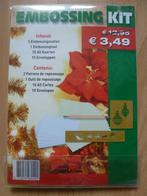 Embossing kit - KERST - embossingmal embossingtool mal tool, Ophalen of Verzenden, Nieuw, Kerst, Pons of Mal