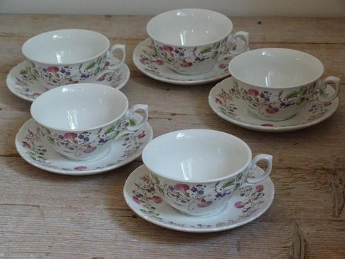 Servies, Spaans PONTESA, Bloemetjes (HEMA), gaaf, Huis en Inrichting, Keuken | Servies, Zo goed als nieuw, Overige typen, Overige stijlen