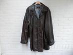 Damesjas, merk Saki, maat 48, bruin, echt leer. I.z.g.st., Kleding | Dames, Ophalen, Bruin, Maat 46/48 (XL) of groter, Saki