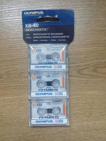 Olympus XB-60 microcassettes nieuw (3 stuks) beschikbaar voor biedingen