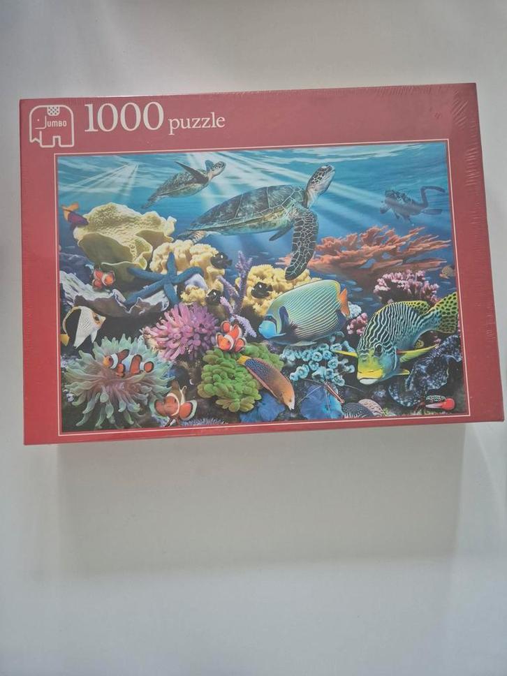 Jumbo Puzzel - Nieuw Reef Life/ koraal leven, Hobby en Vrije tijd, Denksport en Puzzels, Nieuw, Legpuzzel, 500 t/m 1500 stukjes