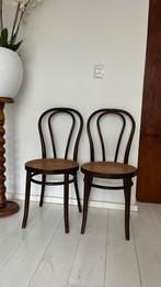 Authentieke vintage caféstoelen (Thonet-stijl), set van 2, Ophalen, Gebruikt, Twee, Bruin