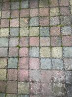 Gratis koppelstones 10x10cm +/- 20m2, Gebruikt, Klinkers, Ophalen of Verzenden, 10 m² of meer