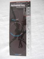 Bijzondere boekenlegger penismeter, Verzenden, Zo goed als nieuw, Reclame