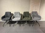 Eetkamerstoelen icon, light grey, graphite, turtle, maxfurn, Ophalen, Zo goed als nieuw, Stof, Vier