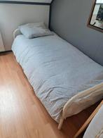 Dubbel logeerbed, Ophalen, Gebruikt, 90 cm, Wit