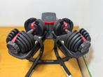 Bowflex verstelbare dumbel set nieuw met rack, Sport en Fitness, Fitnessmaterialen, Ophalen of Verzenden, Zo goed als nieuw, Dumbbell
