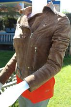 Goosecraft biker 406 100% leren jas nieuw 299,- mt S 36/38, Goosecraft, Bruin, Nieuw, Ophalen of Verzenden