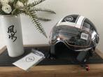 Geweldig mooie Scooterhelm RIDE Jet Zwart/wit, Ophalen, Nieuw, Large