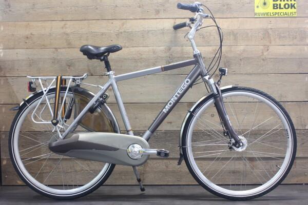Montego Distinction herenfiets 7v zilver met 3 mnd garantie, Fietsen en Brommers, Fietsen | Heren | Herenfietsen, Gebruikt