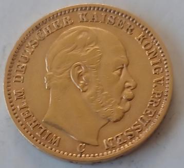 gouden 20 Mark Kaiser Wilhelm I beschikbaar voor biedingen