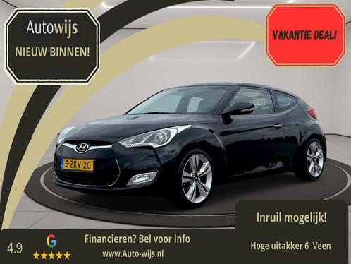 Hyundai Veloster 1.6|AUT|Leder|Xenon|140PK|LM-Velg|122DKM|Ca, Auto's, Hyundai, Bedrijf, Te koop, Veloster, ABS, Achteruitrijcamera