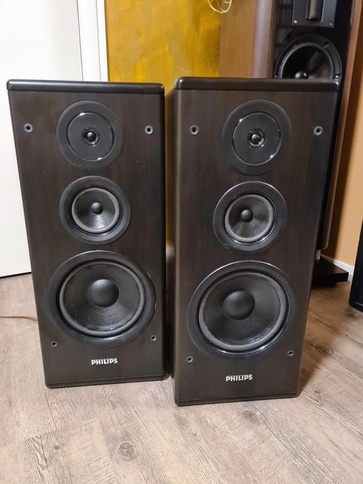 Philips FB 815, Audio, Tv en Foto, Luidsprekers, Zo goed als nieuw, Front, Rear of Stereo speakers, 120 watt of meer, Philips