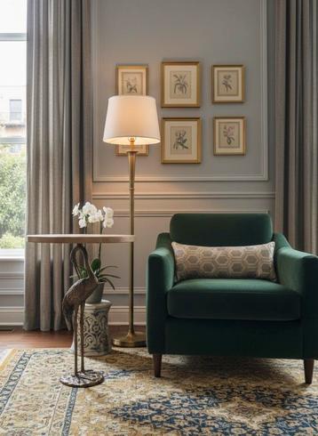 Bijzettafel flamingo nieuw.