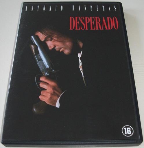 Dvd *** DESPERADO *** Behoorlijk arsenaal aan schietijzers, Cd's en Dvd's, Dvd's | Actie, Zo goed als nieuw, Actie, Vanaf 16 jaar