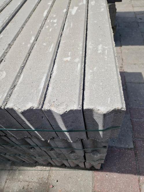 Betonbanden 10x20 grijs b keus, Tuin en Terras, Tegels en Klinkers, Nieuw, Overige typen, Beton, Ophalen