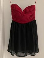 Galajurk feestjurk kerstjurk zwart rood maat S 36, Galajurk, Zwart, Ophalen of Verzenden, Zo goed als nieuw