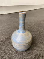 Mooie aardewerk vaas grijs groen blauwe tinten pottenbakker, Ophalen of Verzenden