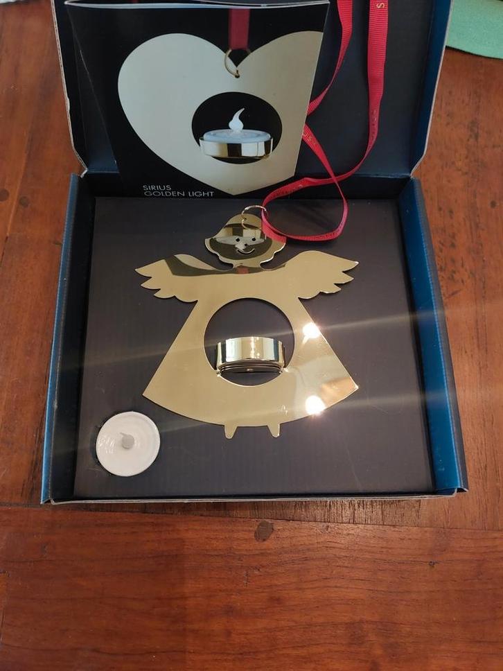 Sirius Gouden Engel waxinelichthouder, Diversen, Kerst, Nieuw, Ophalen of Verzenden