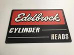 Te koop bord edelbrock cylinder heads, Ophalen of Verzenden