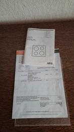 AEG Inductie Kookplaat - Gebruikt, Witgoed en Apparatuur, Kookplaten, Ophalen, Inbouw, Inductie, 4 kookzones