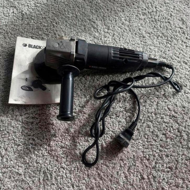 Black en Decker slijptol 600Watt 115 mm, Doe-het-zelf en Verbouw, Gereedschap | Slijpmachines, Haakse handslijpmachine, Ophalen of Verzenden