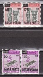 Indonesië Port Zonnebloem nr. 77A-80A Postfris, Ophalen of Verzenden, Postfris, Zuidoost-Azië