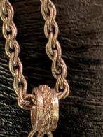 Zilverkleurige MONET ketting met hanger, Sieraden, Tassen en Uiterlijk, Broches, Overige materialen, 4 tot 7 cm, Monet, Verzenden