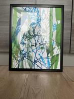 Poster abstract in zwarte lijst G&C interiors DK, Ophalen of Verzenden